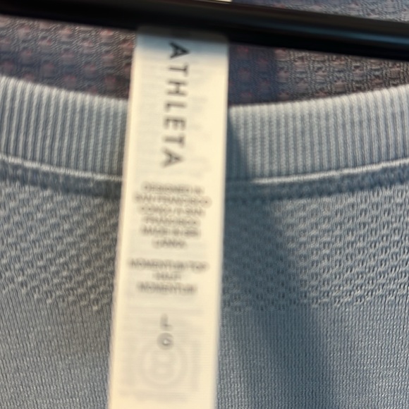 Athleta long sleeve excellent condition blueish gray - Picture 3 of 5